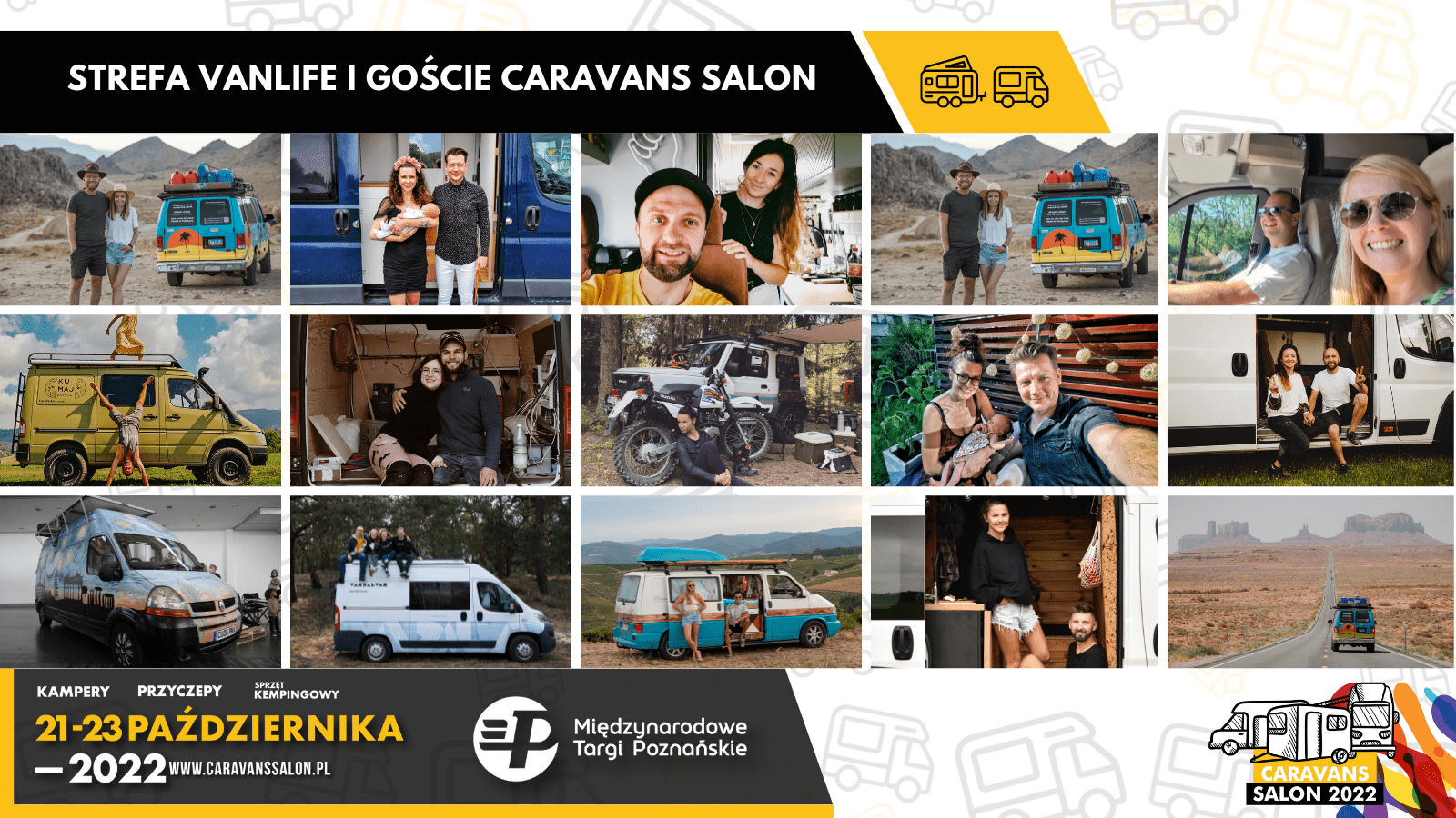 Life on four wheels, or stars in the Vanlife Zone at Caravans Salon 2022 – main image