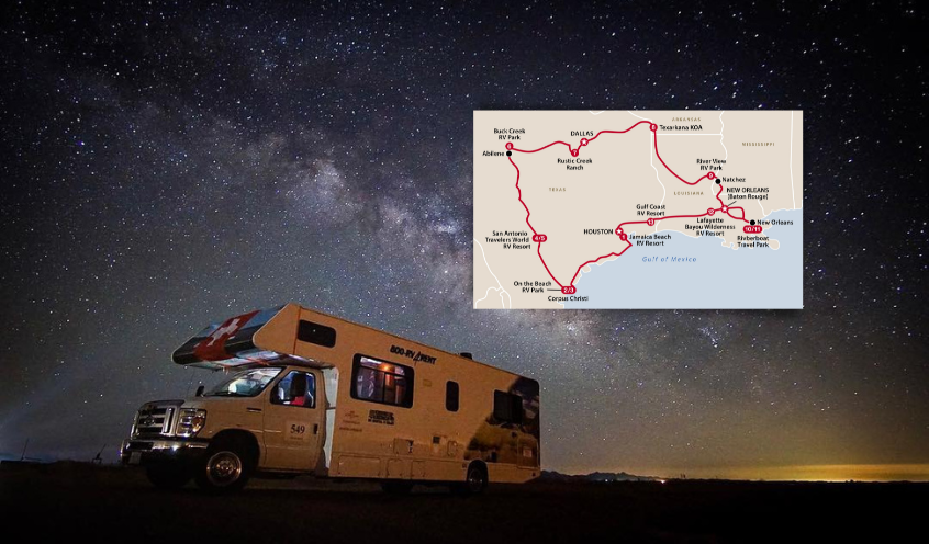 Texas and Louisiana - finished US motorhome tour [COSTS!] – main image