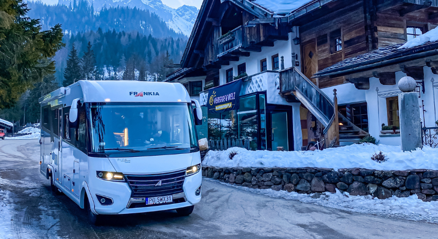 3rd winter motorhome trip to Caravan Park Sexten in the Dolomites – image 1