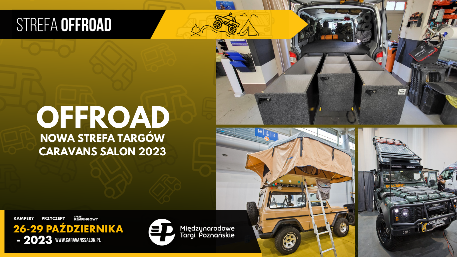 Strefa off-road na Caravans Salon 2023