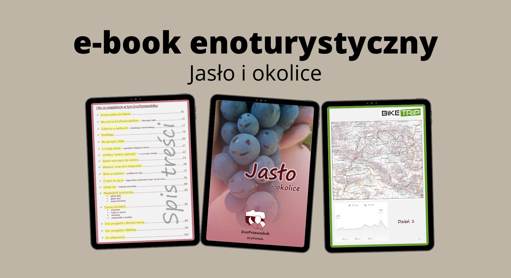 Jasło enotourism e-book and its surroundings – main image