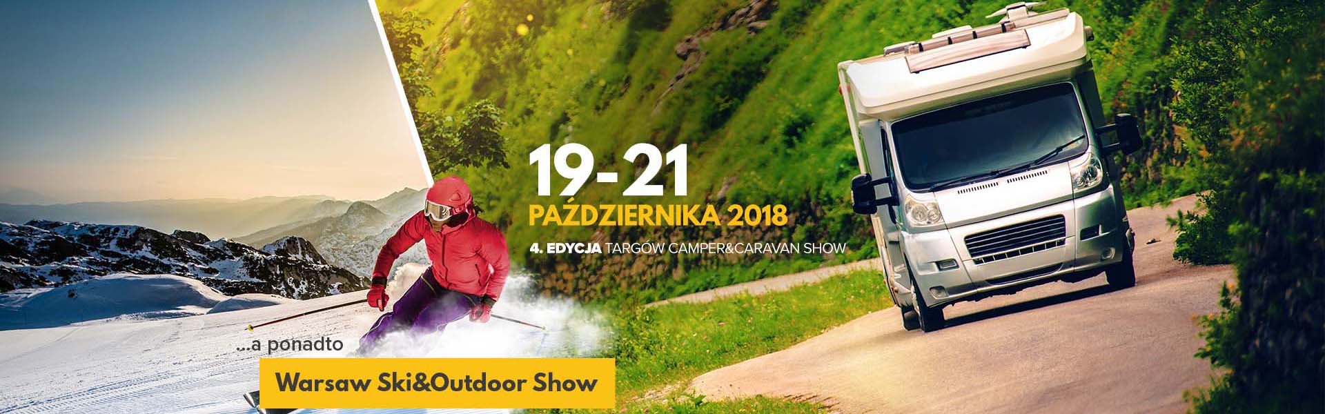The Camper &amp; Caravan Show caravanning fair in October at Ptak Warsaw Expo – main image