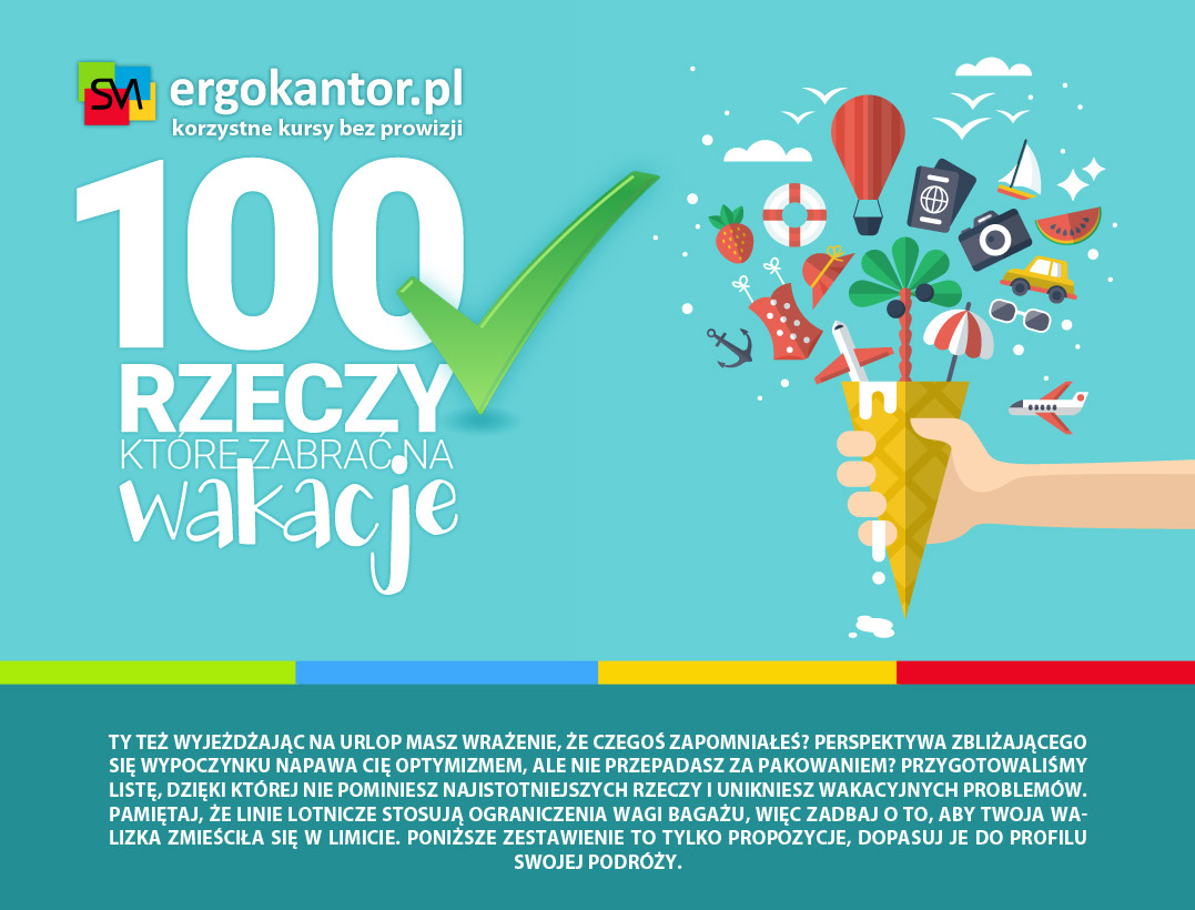 Wakacyjna checklista od ergokantor.pl – główne zdjęcie