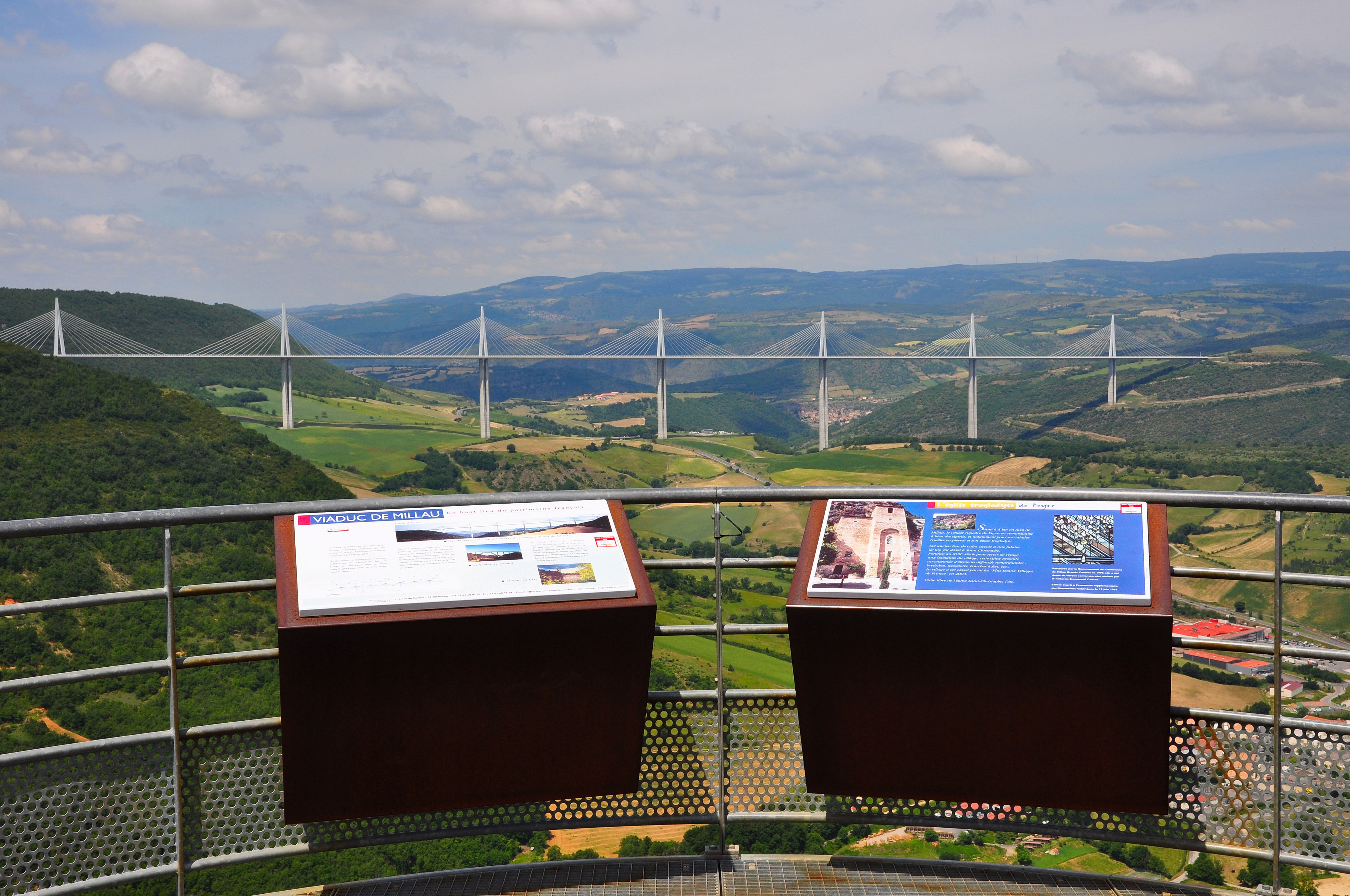By camper over the highest viaduct in the world - the Millau Viaduct – main image