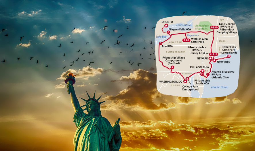 Nowy Jork, New Jersey i Pensylwania kamperem - gotowa trasa po USA + KOSZTY! – główne zdjęcie