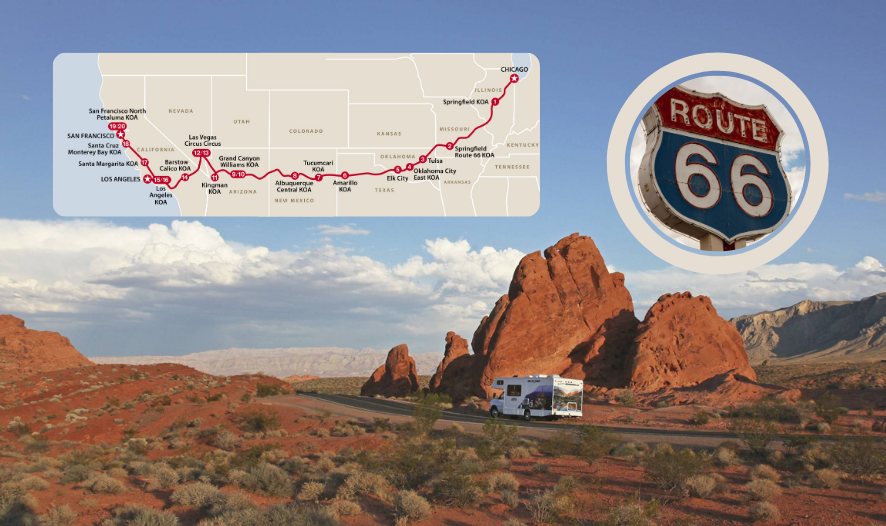 Route 66 and Highway 1 - ready motorhome route in the USA [COSTS!] – main image
