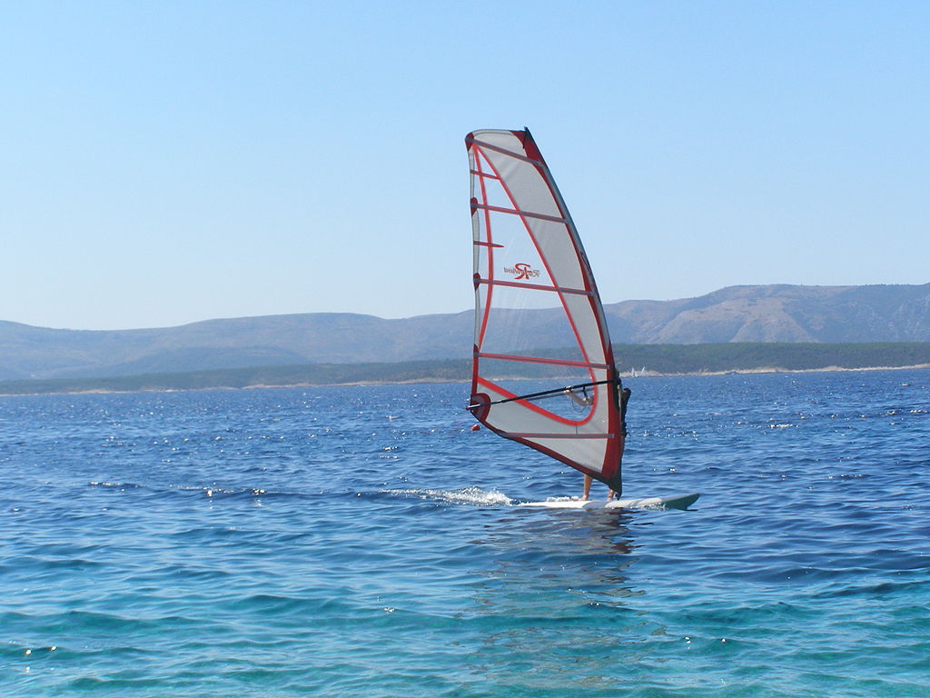 Windsurfing on the island of Brač – main image