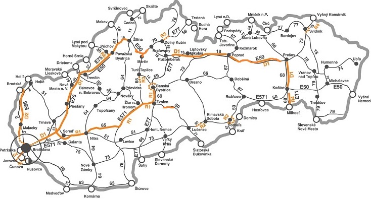 Highway tolls in Slovakia from 2016 – main image