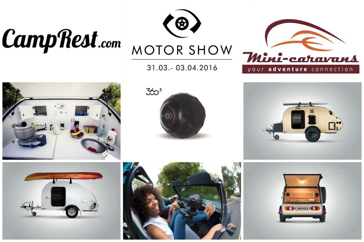 CampRest i Mini-Caravans podczas Motor Show 2016 – główne zdjęcie