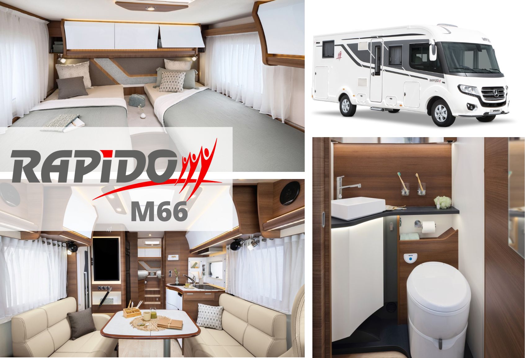 Motorhome Rapido M66 based on Mercedes - innovation and charm – main image