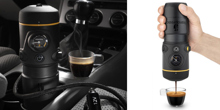 12V/ 24V Coffee and espresso makers for the car - Handpresso sas