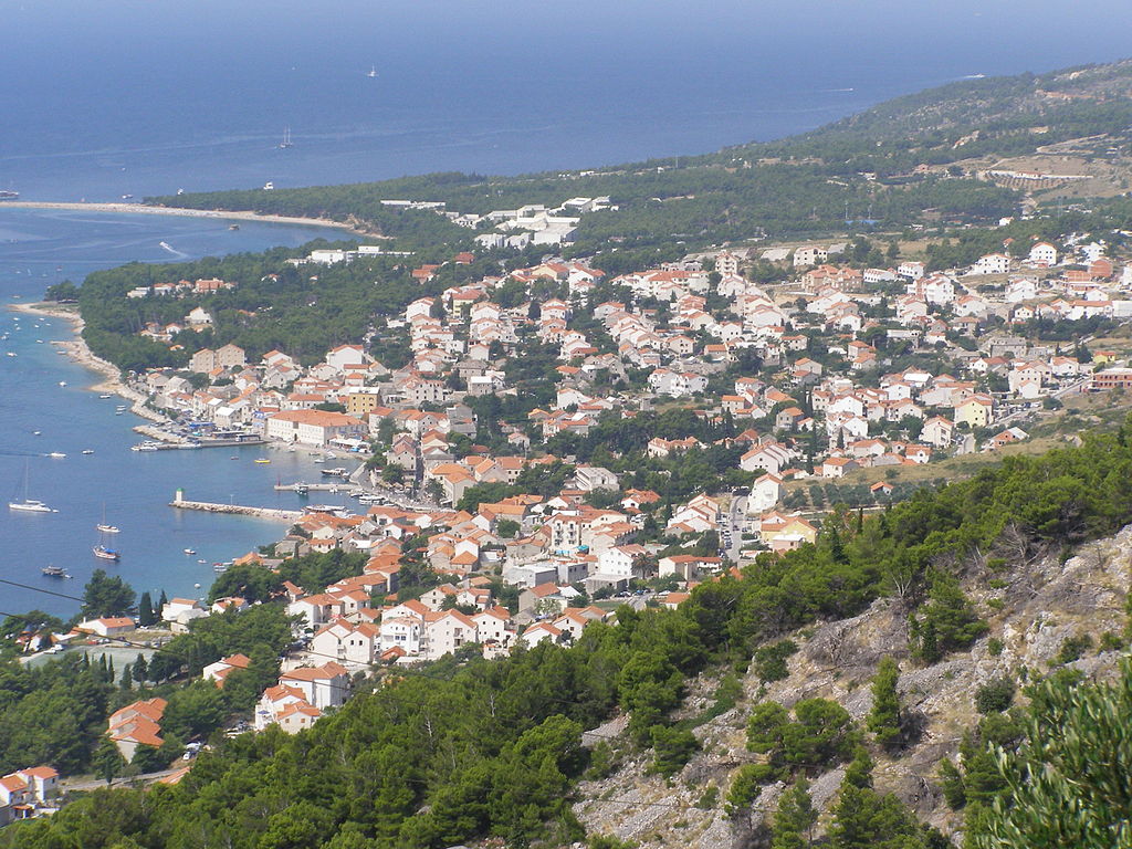 Windsurfing on the island of Bra